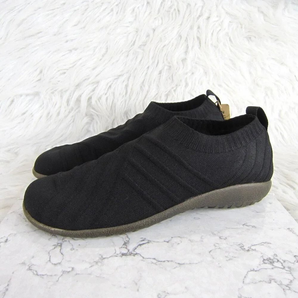 Naot Okahu Black Knit Vegan Slip-on Comfort Shoes Size 40 EU, 9 US NWOB